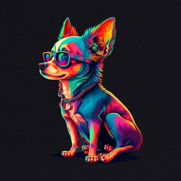 chihuahua by retrocolorz